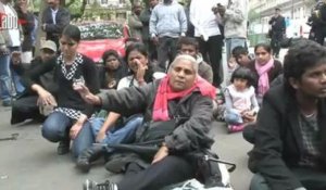 Les manifestants tamouls délogés à Paris