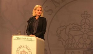 La première ministre danoise réagit aux attentats de Copenhague