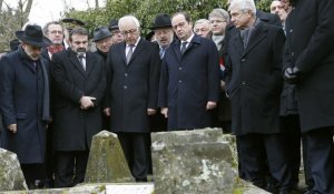 Cimetière profané : Hollande appelle la communauté juive à ne pas avoir peur