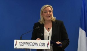 Départementales: Marine Le Pen se réjouit des résultats