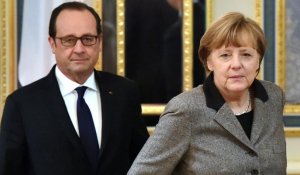 Crise ukrainienne : Hollande et Merkel quittent Moscou sans résultat concret