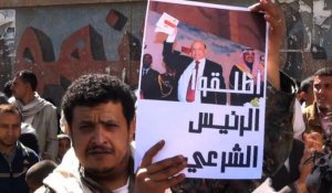 Yémen: manifestation de soutien au président Hadi