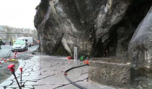 Inondations 2013: la grotte de Lourdes en cours de réaménagement