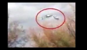 Dropped : la vidéo du crash des deux hélicoptères - ZAPPING ACTU DU 10/03/2015