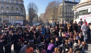 Greta Thunberg et une délégation belge à la marche pour le climat à Paris