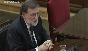 Mariano Rajoy témoigne au procès des séparatistes