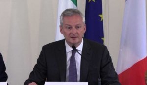 Le Maire réitère son soutien à la "fusion" STX-Fincantieri