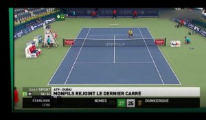 Zap sport du 1er mars : Monfils et Federer qualifiés à Dubaï (vidéo)