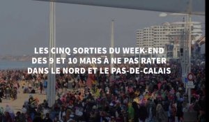 Les cinq sorties du week-end des 9 et 10 mars à ne pas rater dans le Nord et le Pas-de-Calais 