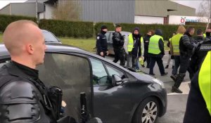 Interpellation d'un Gilet jaune en marge de la manifestation à Saint-Martin-lez-Tatinghem  