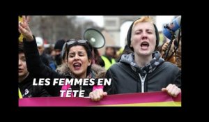 Pour l'acte XVII des Gilets jaunes, les femmes ont mené le cortège parisien