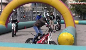 Salon de la moto de Marseille : la trial électrique, l'avenir du deux roues pour nos enfants