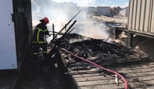 Un chalet prend feu sur la plage de Blériot