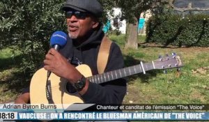 Vaucluse : Adrian Byron Burns, ce chanteur américain toujours en lice dans The Voice
