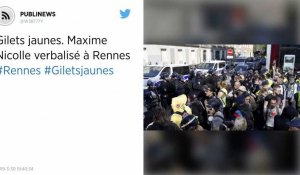 Le Gilet jaune Maxime Nicolle, alias Fly Rider, verbalisé à Rennes