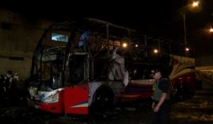 Au moins vingt morts dans l'incendie d'un bus au Pérou