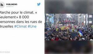 Marche pour le climat. « Seulement » 8 000 personnes dans les rues de Bruxelles
