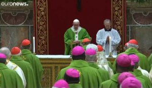 Le cardinal français Philippe Barbarin reçu par le pape François au Vatican