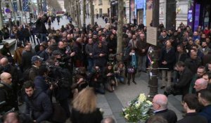 Rassemblement de policiers en hommage à Xavier Jugelé