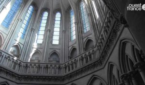 Coutances. Visite des hauts de la cathédrale 