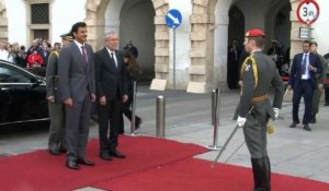 L'Emir du Qatar rencontre le président autrichien à Vienne