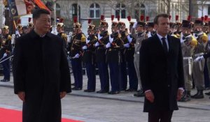 Entretien entre Macron et Xi Jinping à Paris