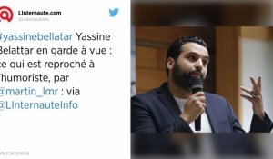 L'humoriste Yassine Belattar, soupçonné de menaces et harcèlement, en garde à vue à Paris.