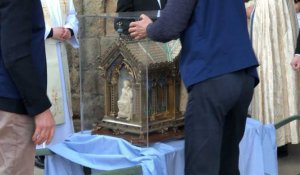 Vire. Les reliques de Sainte Bernadette 