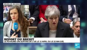Report du Brexit: le Royaume-Uni sortira de l'UE le 12 avril ou le 22 mai