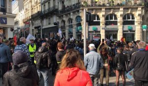 Angers. Manifestation à l'occasion de la venue du président Macron