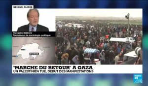 Marche du retour à Gaza : "Les mesures adoptées par Israël posent problème"