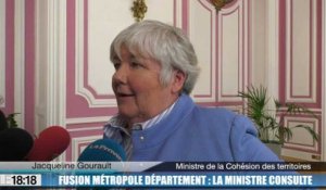 Fusion Métropole/Département : la ministre consulte