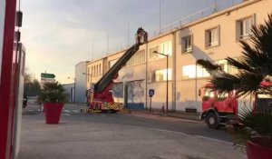 Boulogne-sur-Mer : Un incendie en cours à l'usine Delpierre, dans la zone de Capécure