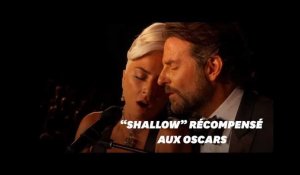 Lady Gaga et Bradley Cooper interprètent "Shallow" aux Oscars 2019
