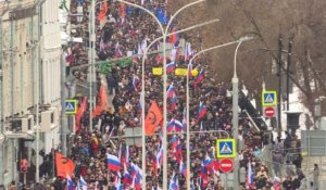 Russie: marche en mémoire de l'opposant Boris Nemtsov