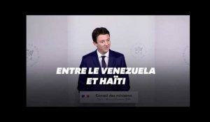 Gilets jaunes: Griveaux &quot;étonné&quot; de voir la France &quot;entre le Venezuela et Haïti&quot;