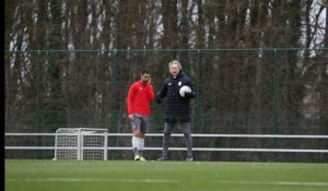 Le Standard de Liège à l'entrainement ce 6 mars 2019
