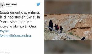 Rapatriement des enfants de djihadistes en Syrie : la France visée par une nouvelle plainte à l'Onu