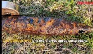 Un obus repêché dans l'Oise à Lacroix-Saint-Ouen