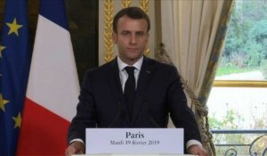 Antisémitisme: Macron annonce qu'il ira au Mémorial de la Shoah