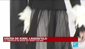 Mort de Karl Lagerfeld : le monde de la mode perd une icône