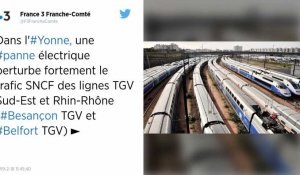 SNCF. Le trafic très perturbé entre Paris et le Sud-Est après une panne électrique dans l'Yonne