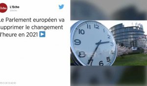 Le Parlement européen approuve la fin du changement d'heure saisonnier en 2021.