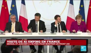 Visite de Xi Jinping en France: Emmanuel Macron plaide pour un "nouveau multilatéralisme"