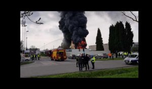 Billy-Berclau : gros incendie dans une entreprise d'Artois-Flandres