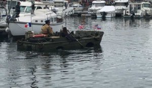 75e D-Day. Défilé et parade nautique à Carentan