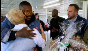 Djibril Cissé  passe la journée avec le club de foot Roye-Noyon