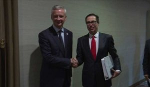 Le Maire rencontre son homologue américain lors du G20 Finances