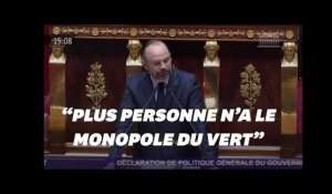 Édouard Philippe défend sa conversion écologique devant l&#39;Assemblée nationale