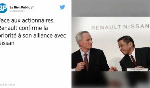 Pour le patron de Renault, « la priorité est d'aller vers une alliance renforcée » avec Nissan et Mitsubishi